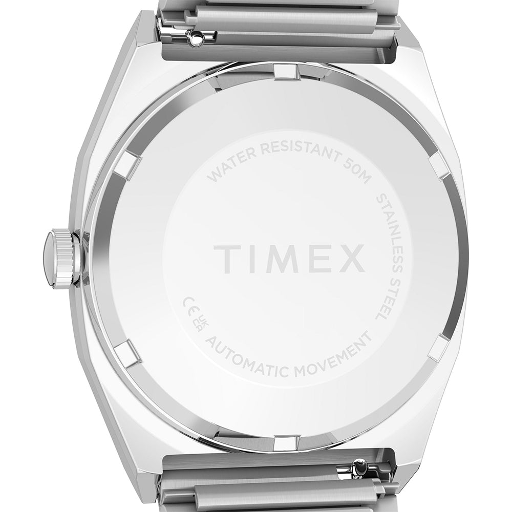 Timex Automatic 1983 E Line Reissue Automatic 34mm Stainless Steel Band