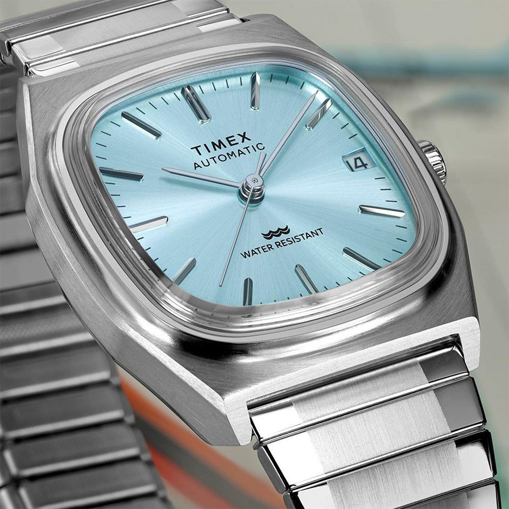 Timex Automatic 1983 E Line Reissue Automatic 34mm Stainless Steel Band