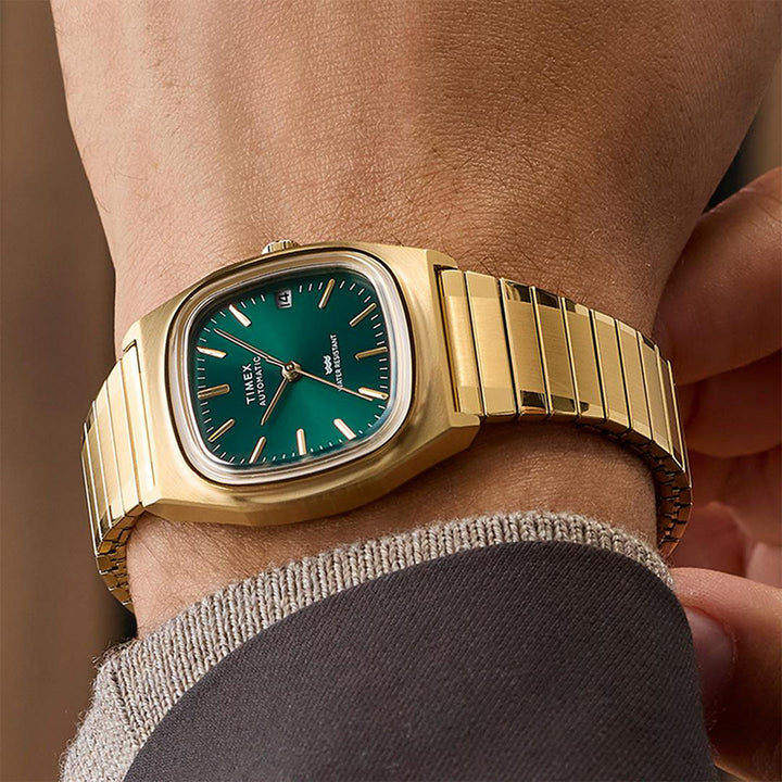 Timex Automatic 1983 E Line Reissue Automatic 34mm Stainless Steel Band