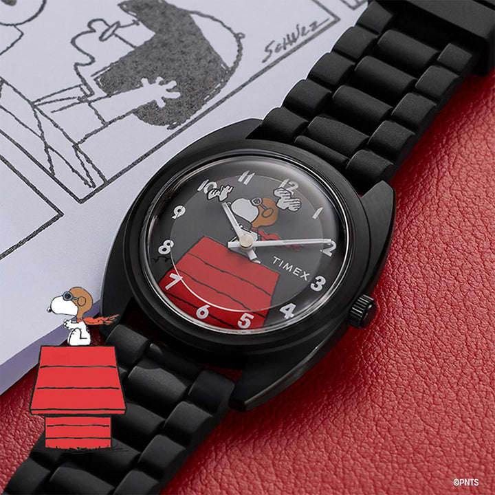 Peanuts® x Timex 1979 Reissue 2-Hand 37mm Silicone Band