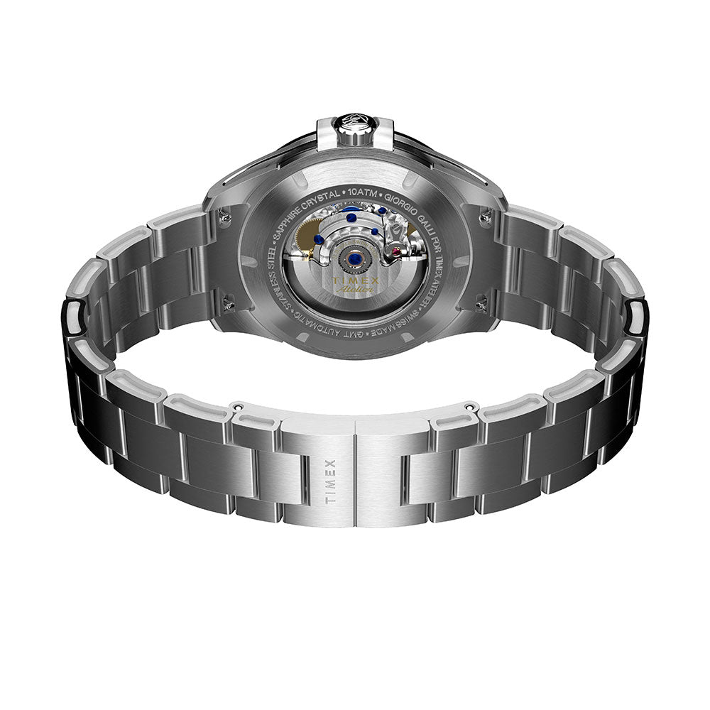 Timex Atelier GMT24 M1A GMT 40mm Stainless Steel Band