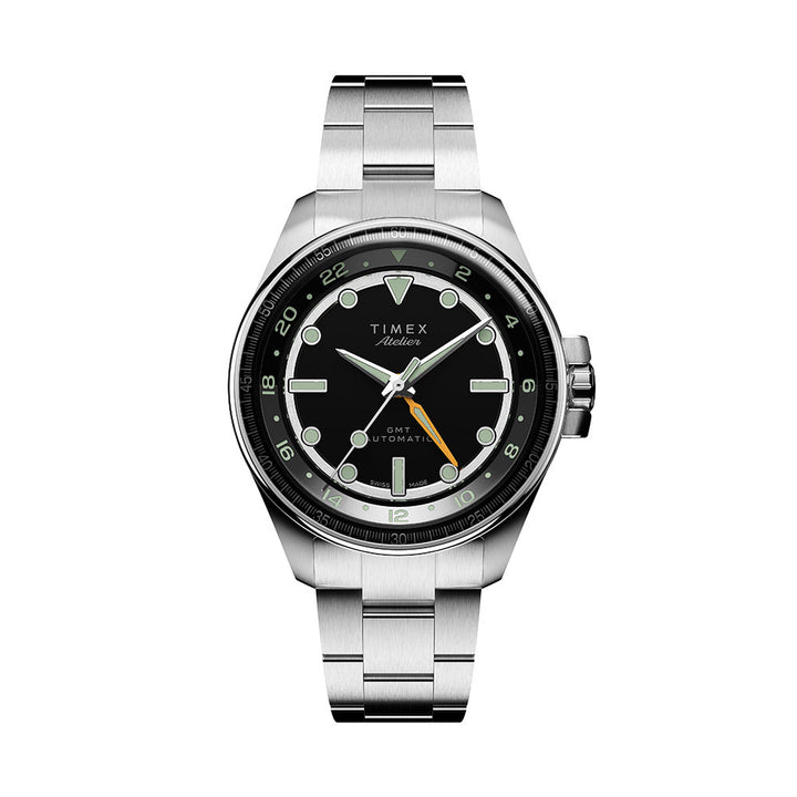Timex Atelier GMT24 M1A GMT 40mm Stainless Steel Band