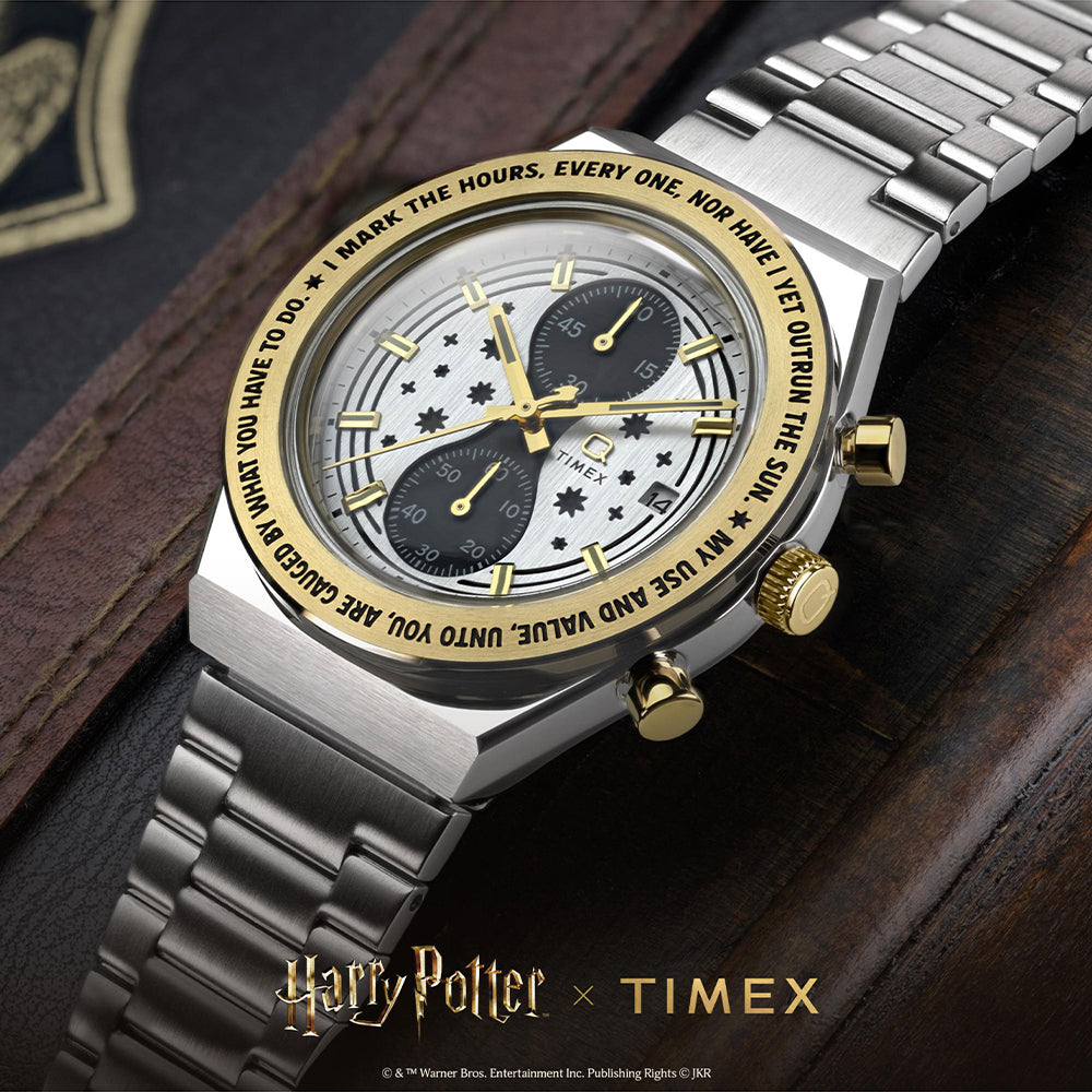Q Timex x Harry Potter Chronograph 40mm Stainless Steel Band