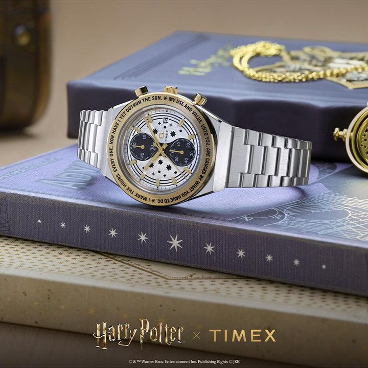 Q Timex x Harry Potter Chronograph 40mm Stainless Steel Band