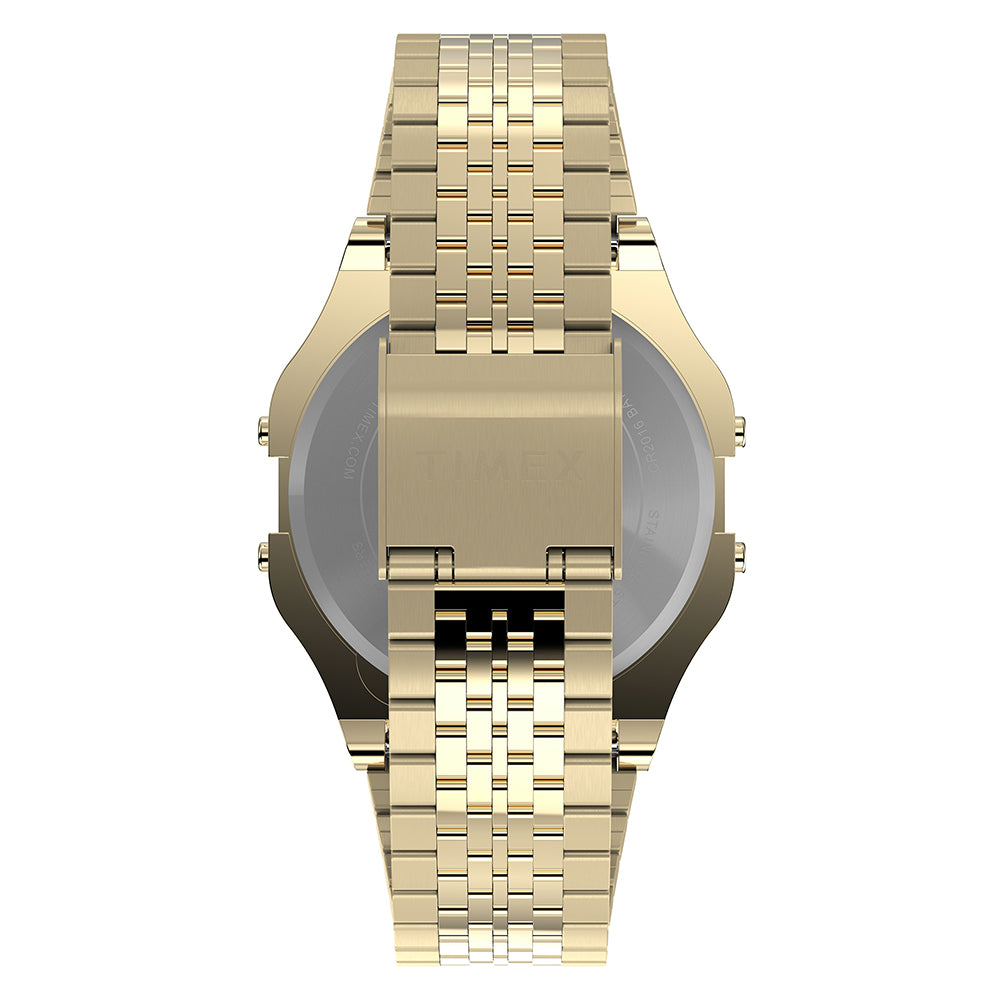 Timex T80 x Peanuts Digital 34mm Stainless Steel Band