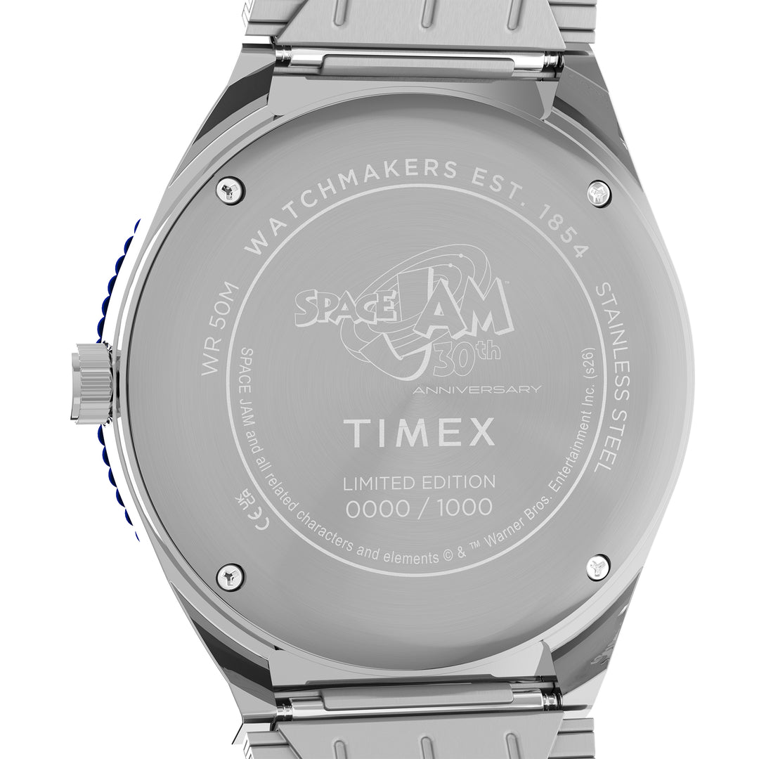 Space Jam x Q Timex 30Th Anniversary Limited Edition 3-Hand 38mm Stainless Steel Band