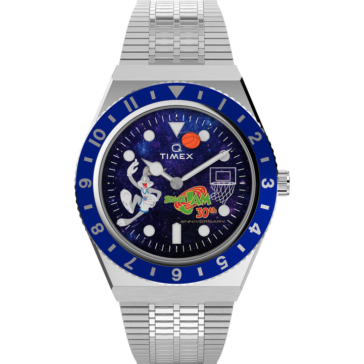 Space Jam x Q Timex 30Th Anniversary Limited Edition 3-Hand 38mm Stainless Steel Band