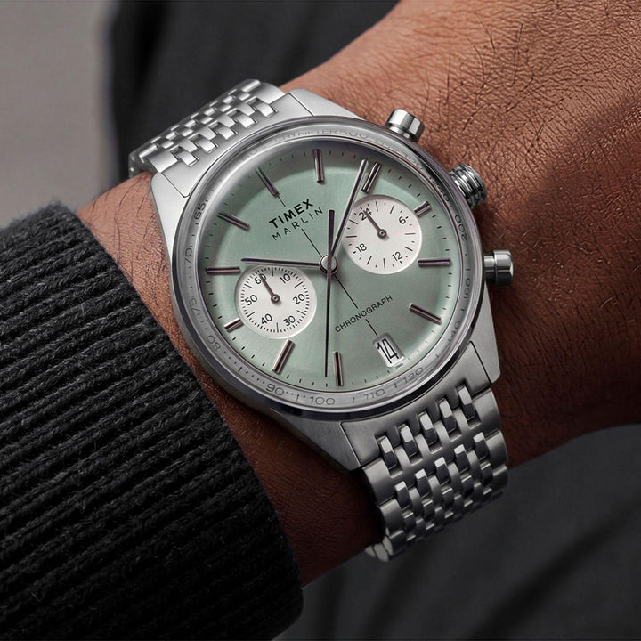 Marlin Jet Chronograph 40mm Stainless Steel Band