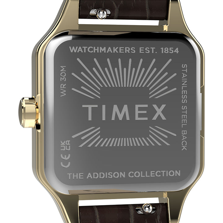 Addison 2-Hand 23mm Leather Band
