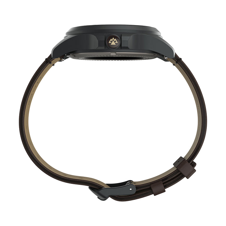Expedition Field Post Titanium Automatic 41mm Leather Band