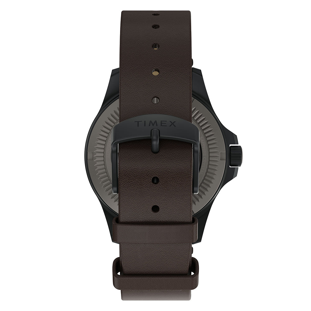 Expedition Field Post Titanium Automatic 41mm Leather Band