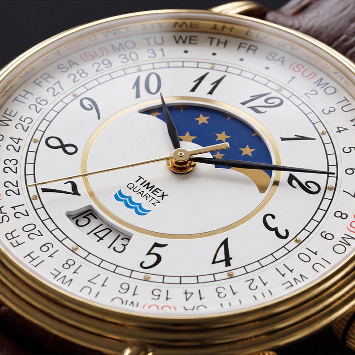1990 Moon Phase Reissue 37mm Leather Band