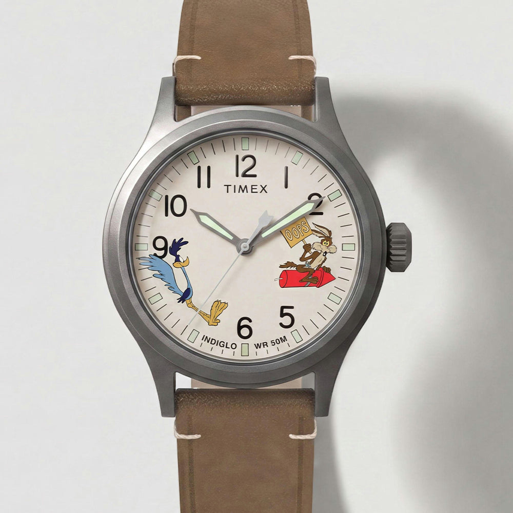 Timex Expedition Scout x Looney Tunes 3-Hand 40mm Leather Band