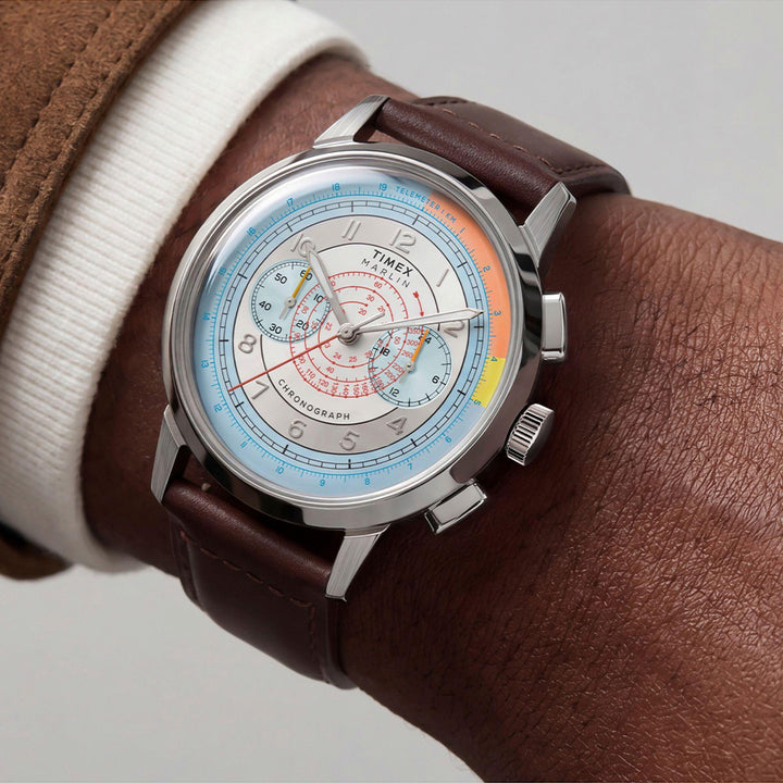 Marlin Neo Classic Chronograph 40mm Leather Band
