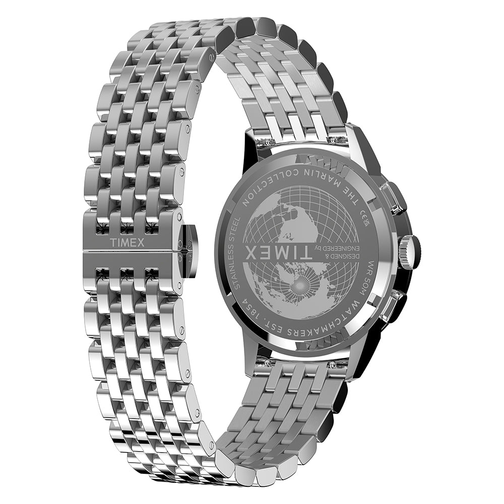 Marlin Neo Classic Chronograph 40mm Stainless Steel Band