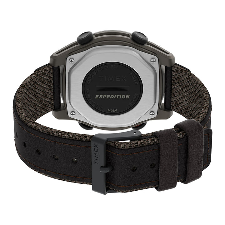 Expedition Rugged Digital 43mm Leather Band