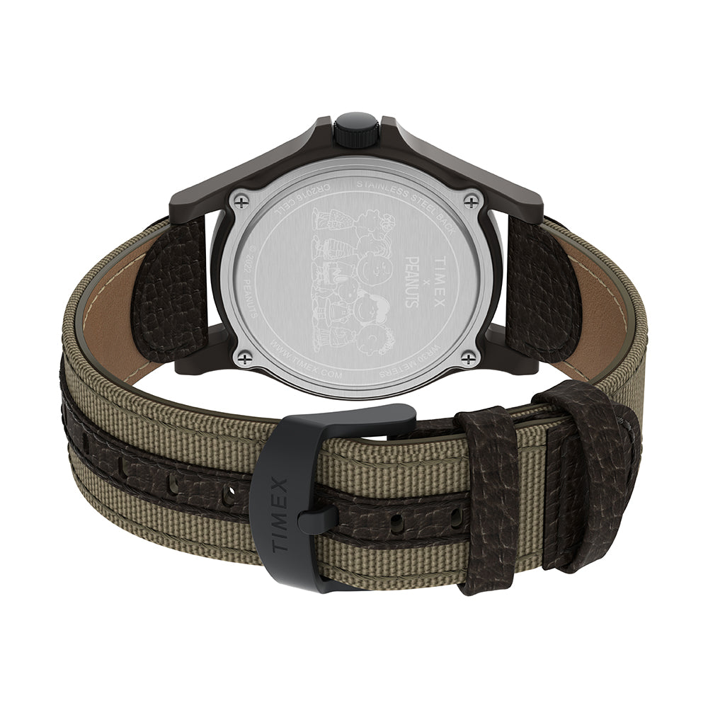 Timex Expedition® x Peanuts Beagle Scout Date 40mm Fabric Band