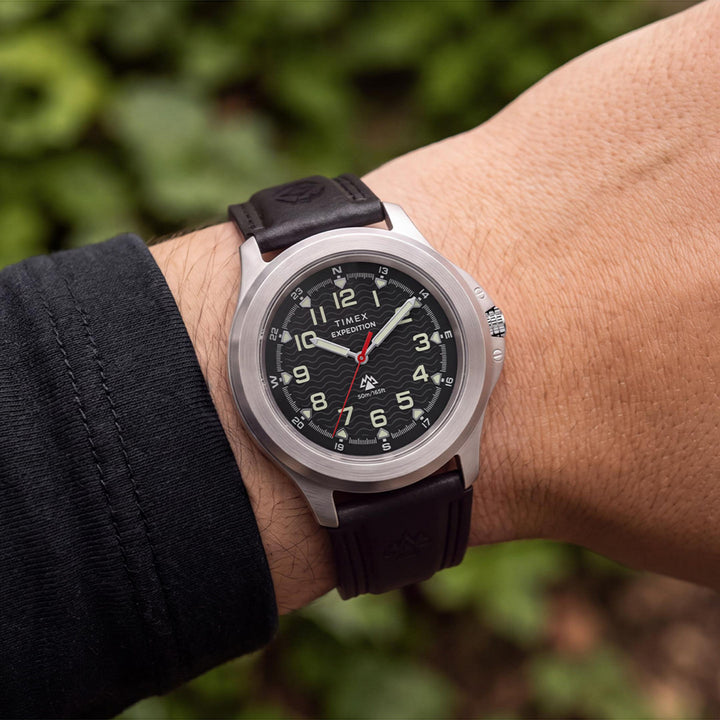 Expedition Field 3-Hand 39mm Leather Band