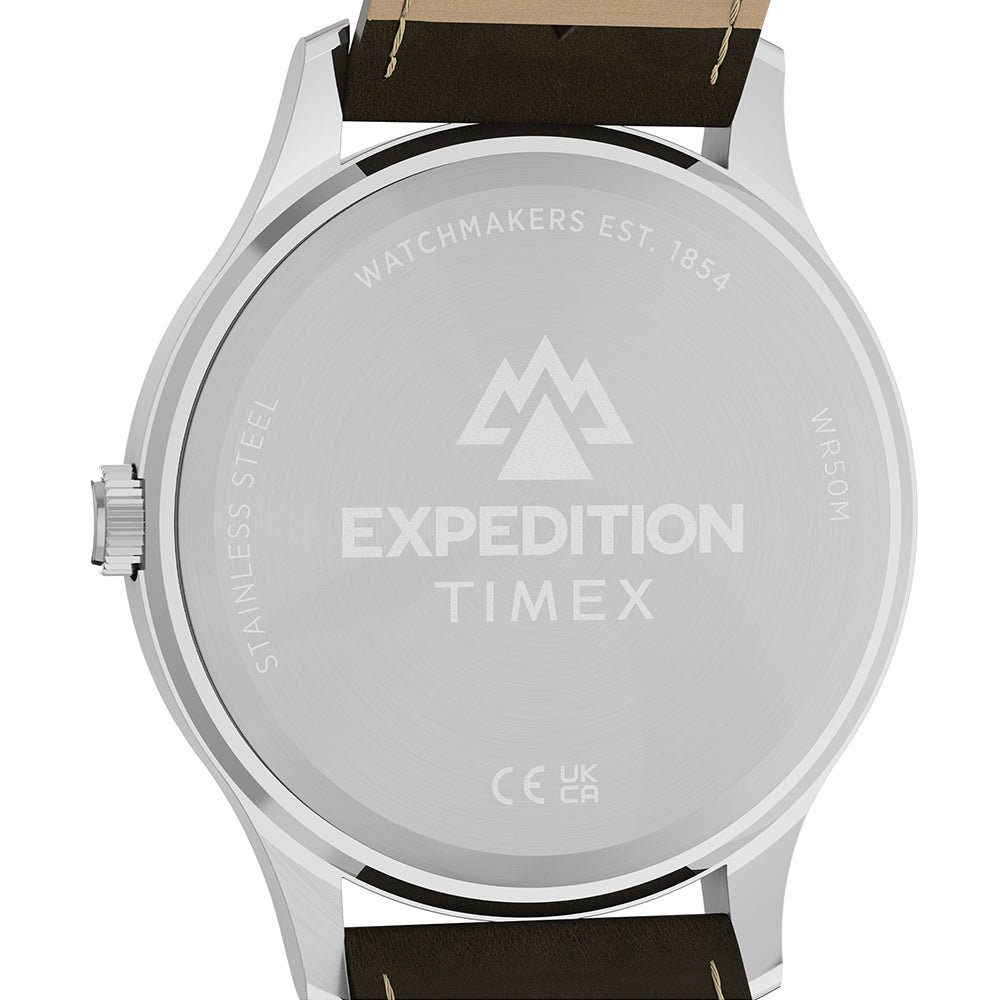 Expedition Field 3-Hand 37mm Leather Band