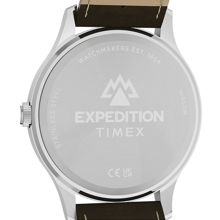 Expedition Field 3-Hand 37mm Leather Band