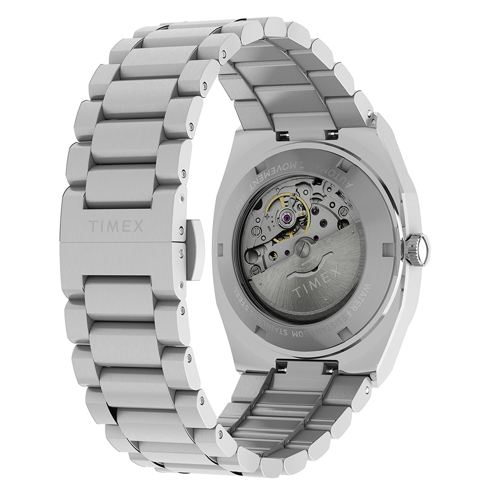 Timex E Line Automatic 38mm Stainless Steel Band