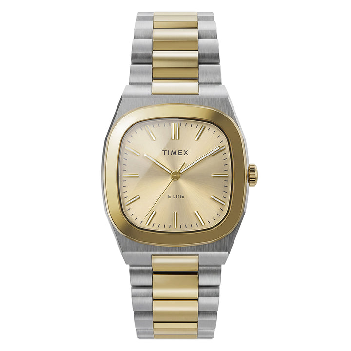 Timex Quartz E Line 3-Hand 30mm Stainless Steel Band