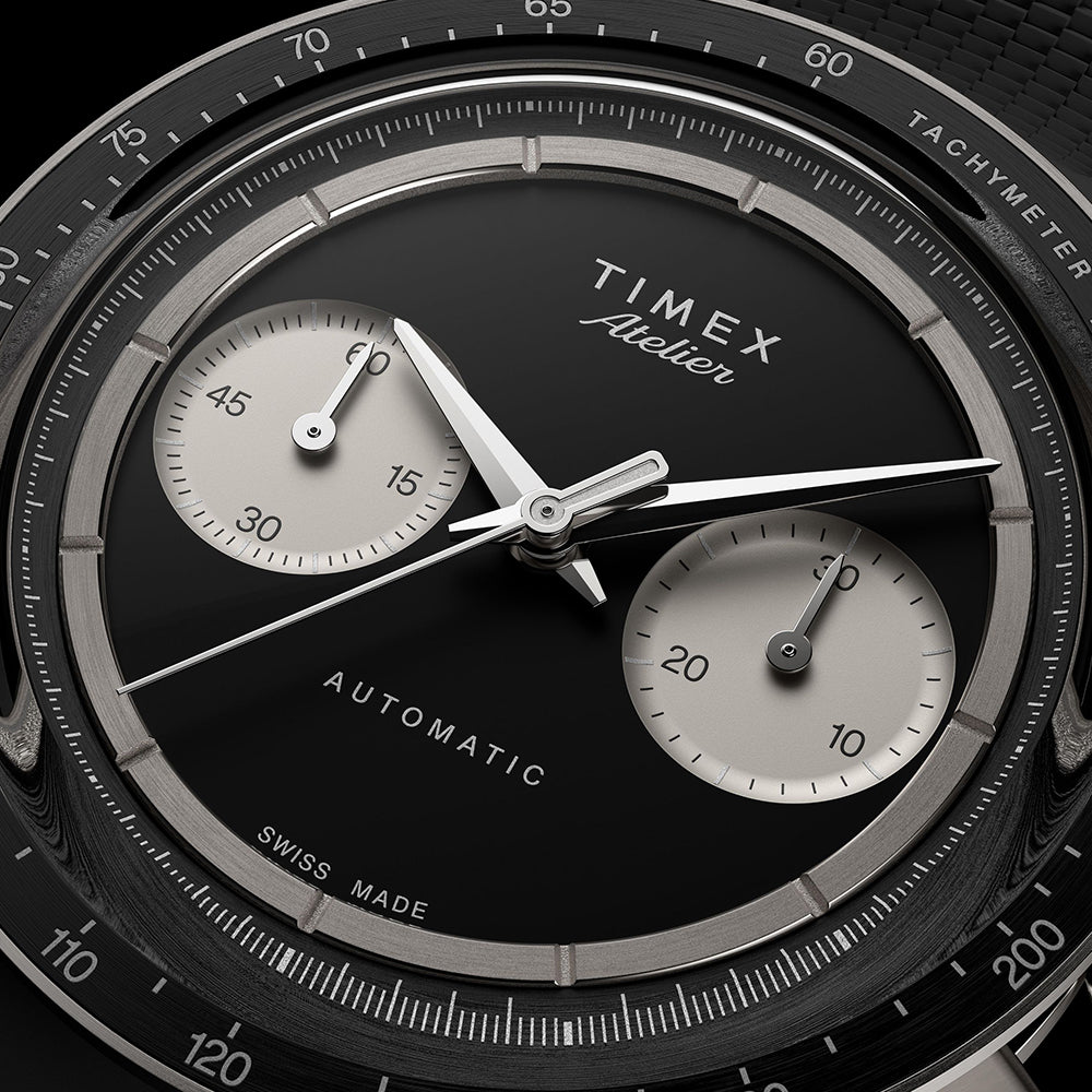 Timex Atelier Chronograph Automatic M1A Ti Chronograph 42mm Rubber Band