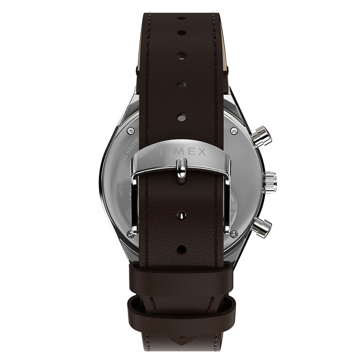 Q Timex x Peanuts Chronograph 40mm Leather Band