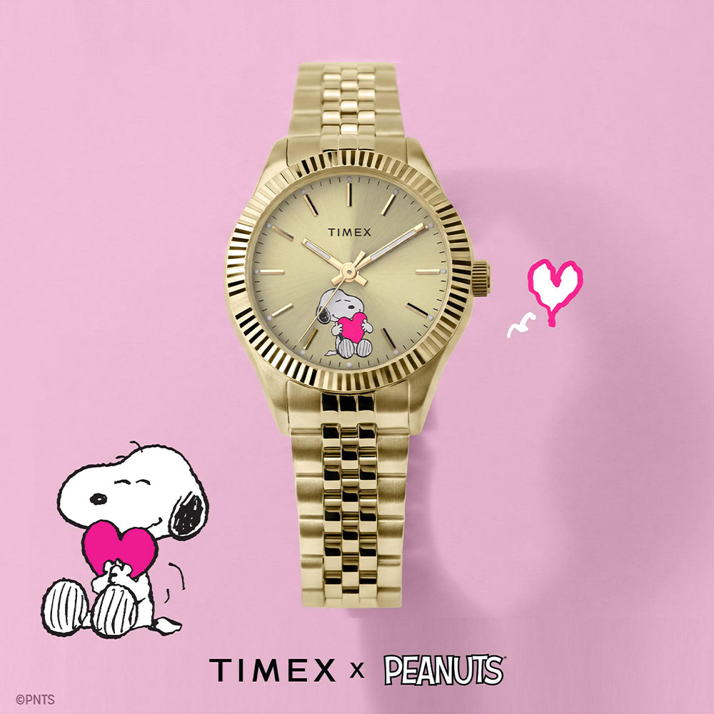 Timex Legacy Mini x Peanuts 3-Hand 25mm Stainless Steel Band
