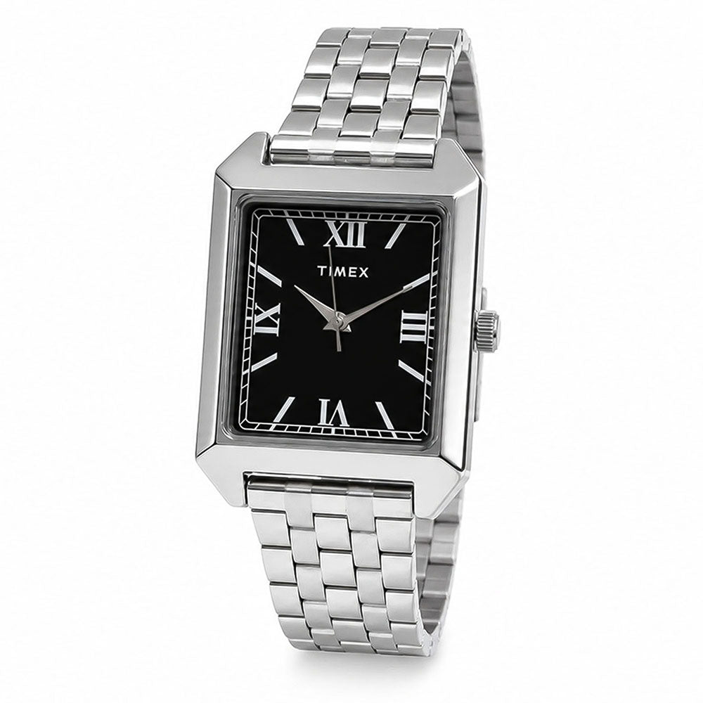 Elm Square 3-Hand 35mm Stainless Steel Band