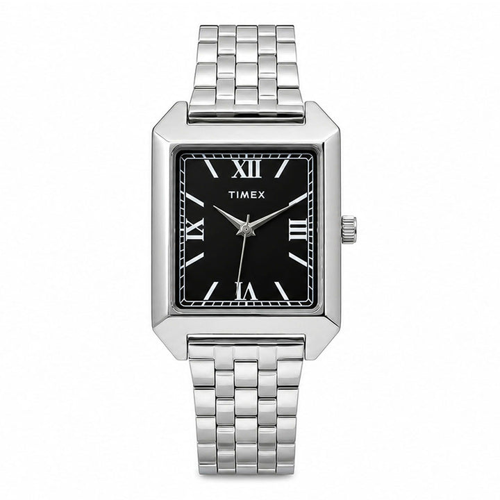 Elm Square 3-Hand 35mm Stainless Steel Band