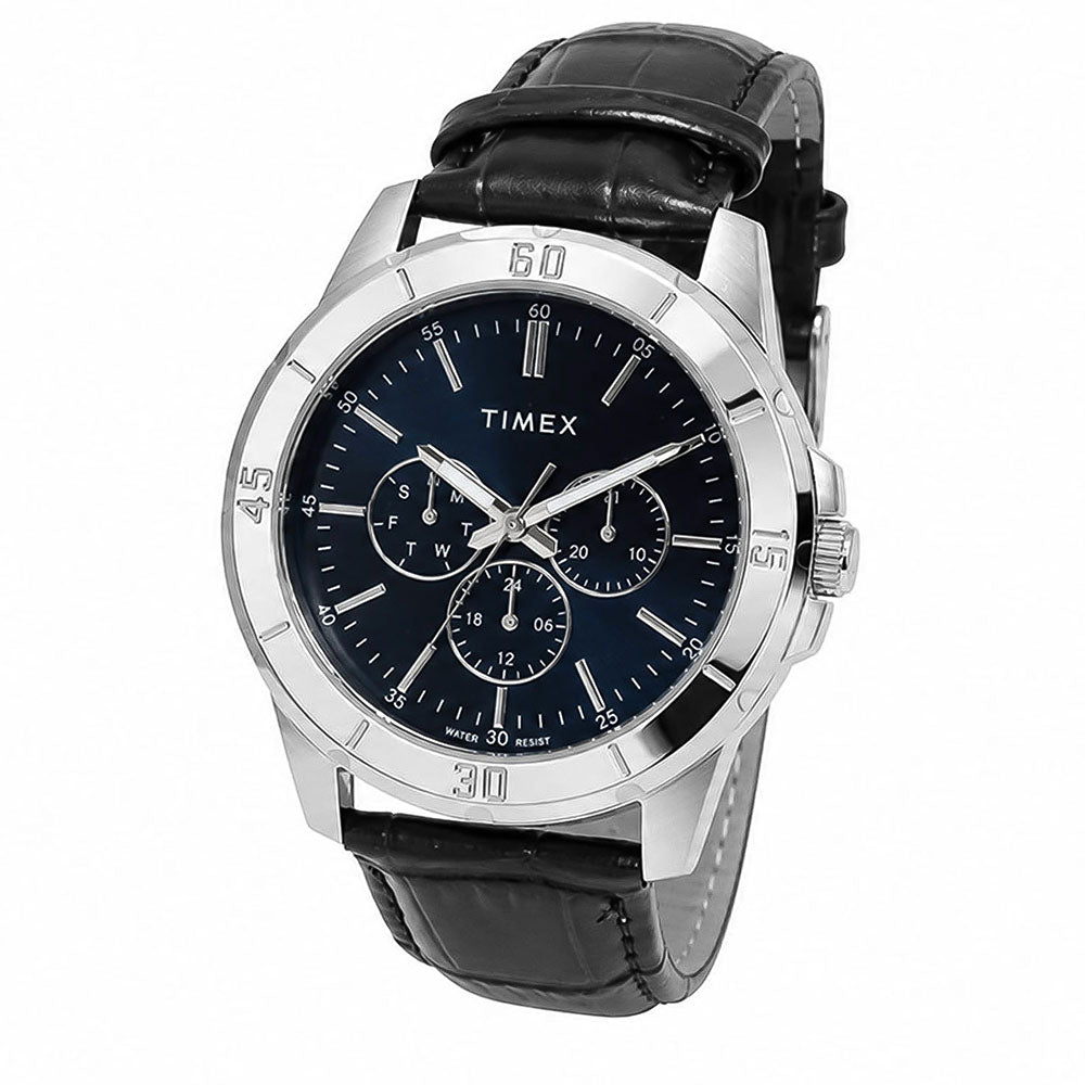 Danbury Multifunction 43mm Leather Band