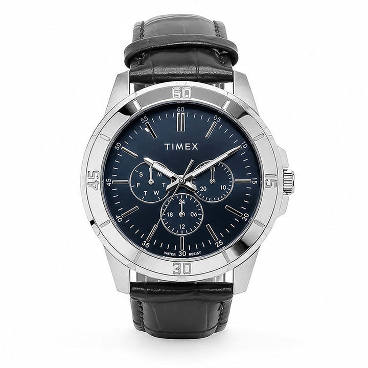 Danbury Multifunction 43mm Leather Band