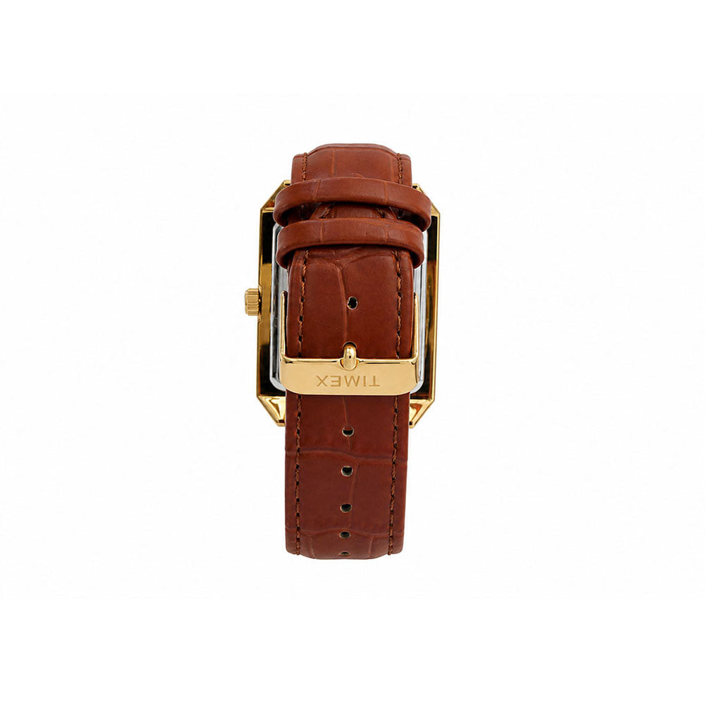 Elm Square 3-Hand 35mm Leather Band