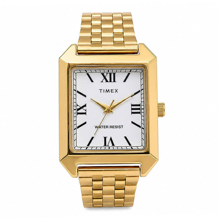 Elm Square 3-Hand 35mm Stainless Steel Band