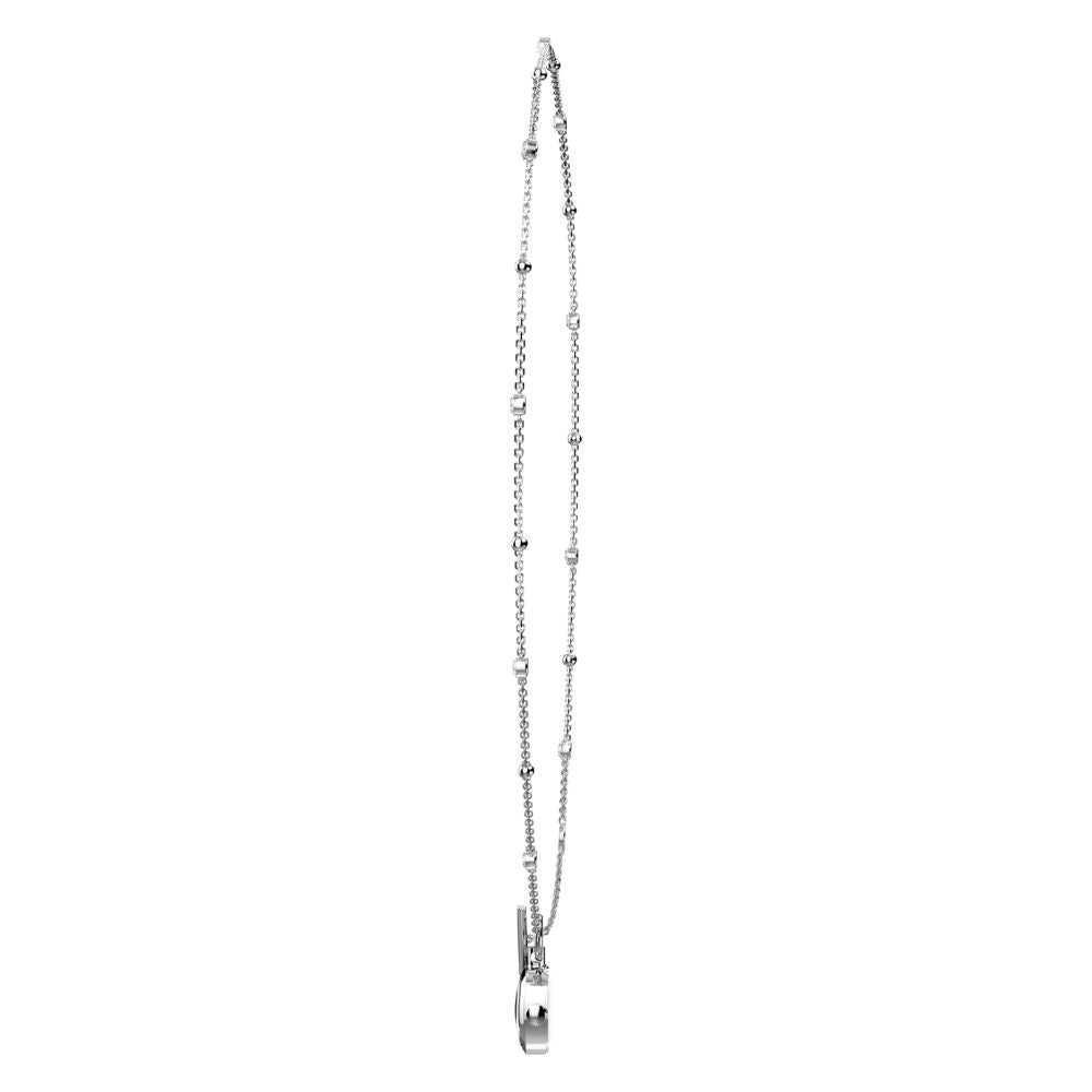 Timex Cavatina Mini Necklace 3-Hand 17mm Stainless Steel Band