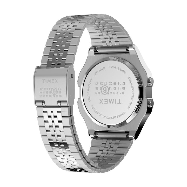 Timex X Mm6 Digital 34mm Stainless Steel Band