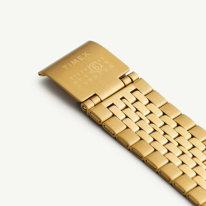 Timex x MM6 Digital 34mm Stainless Steel Band