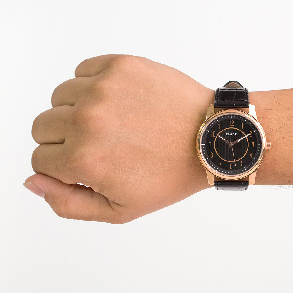 Tg-7S Series 3-Hand 41mm Leather Band
