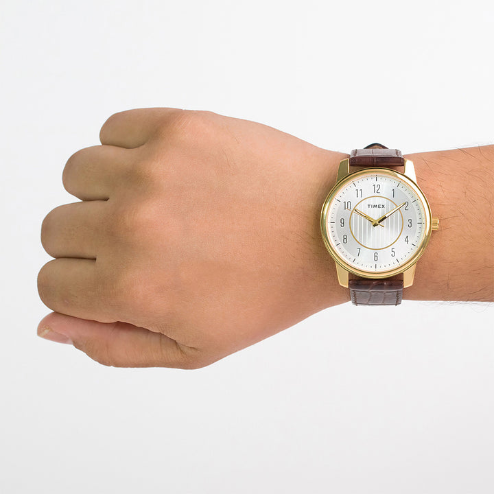 Tg-7S Series 3-Hand 41mm Leather Band