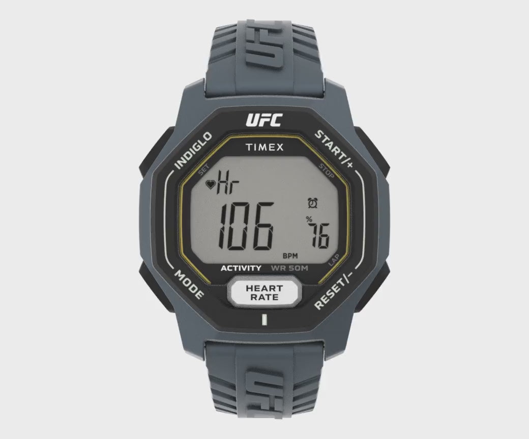 Timex Ufc Spark Digital 46mm Resin Band