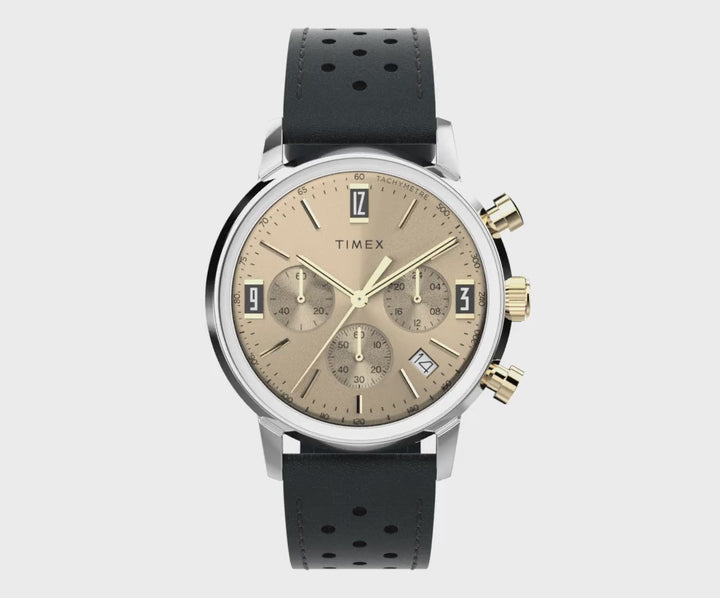 Marlin Quartz Chronograph 40mm Leather Band