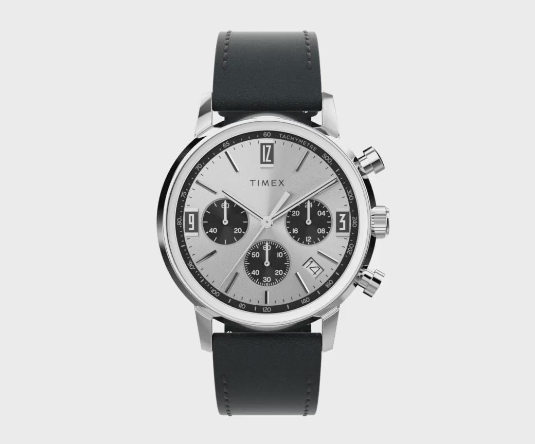 Marlin Quartz Chronograph 40mm Leather Band