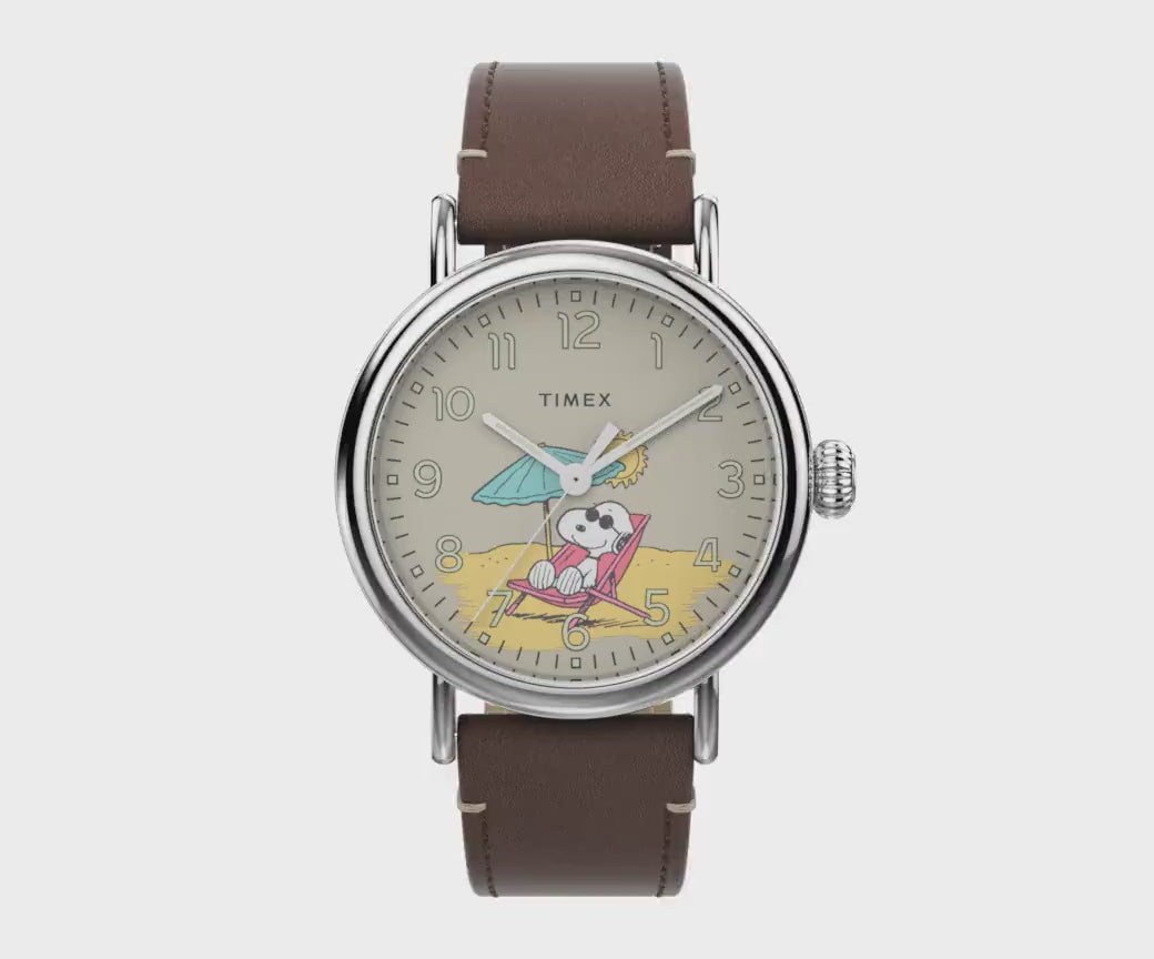 Standard x Peanuts 3-Hand 40mm Leather Band