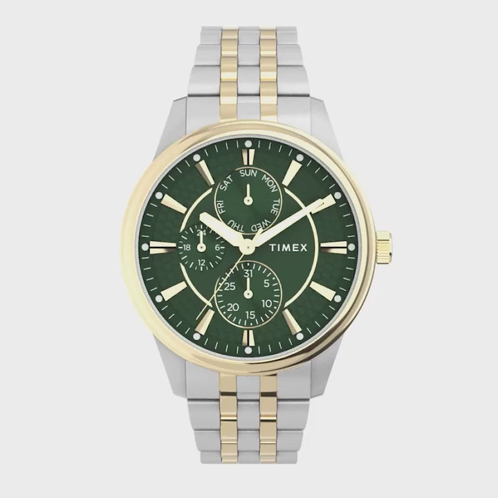 Chicago Multifunction 45mm Stainless Steel Band