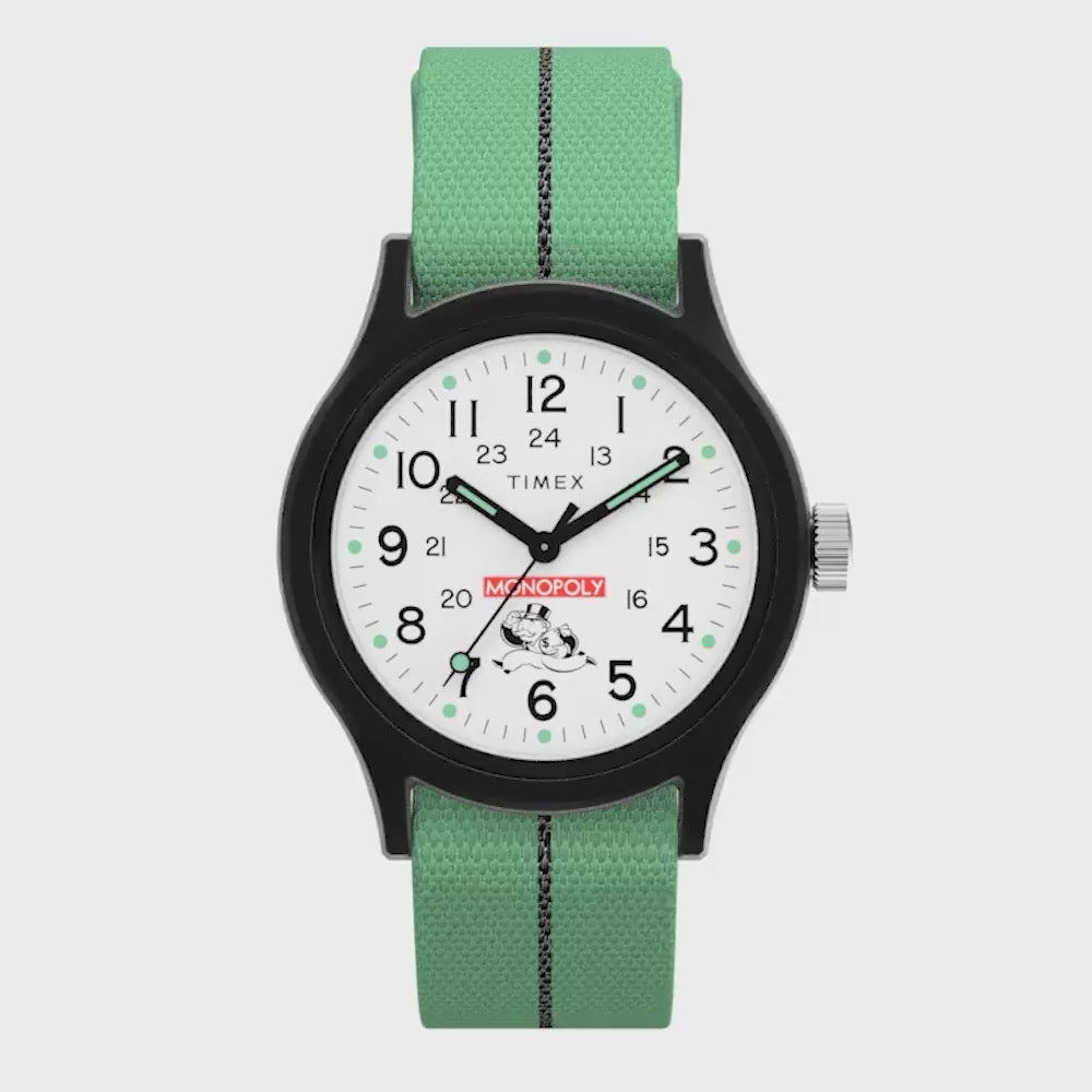 Timex Mk1 x Monopoly 3-Hand 36mm Fabric Band