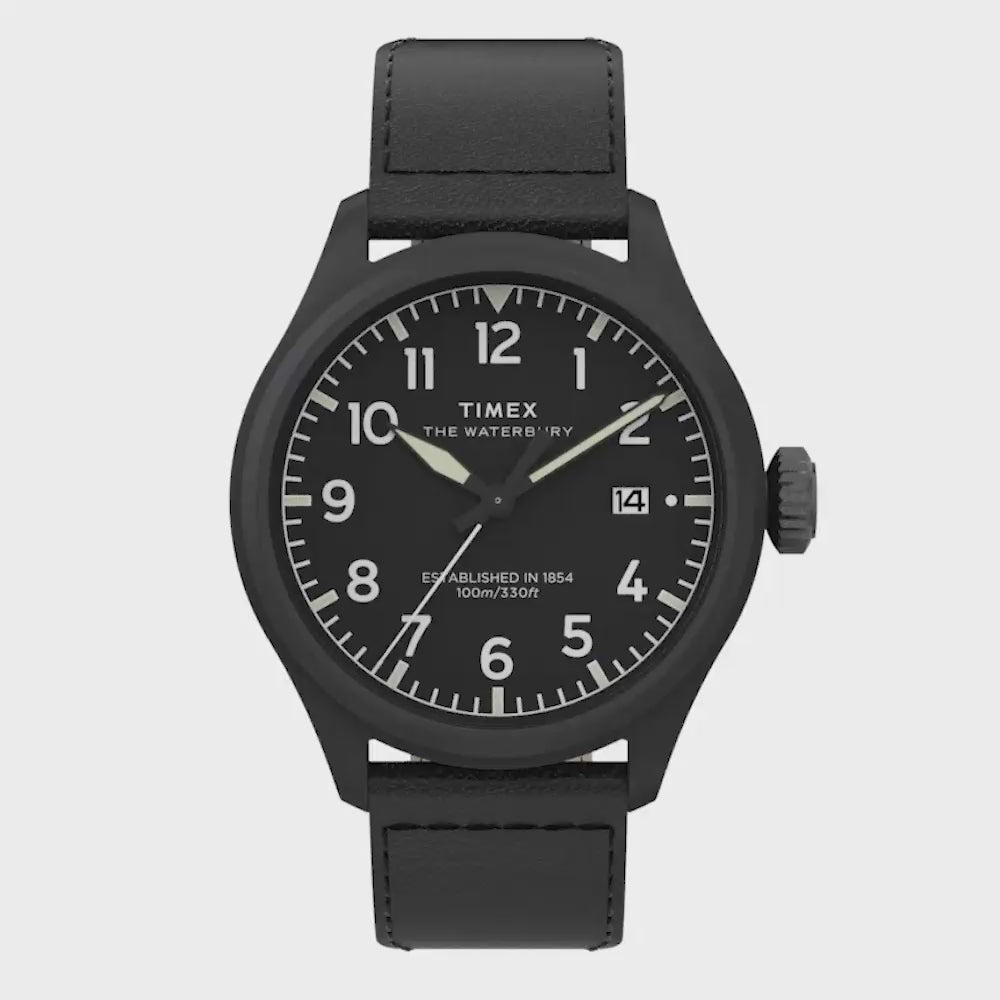Waterbury Ace Date 41mm Leather Band