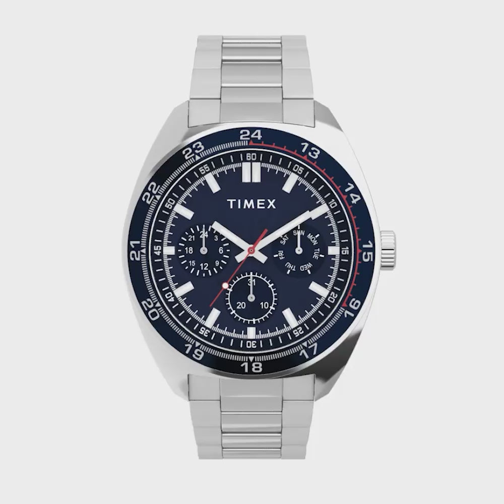 Weston Multifunction 45mm Stainless Steel Band