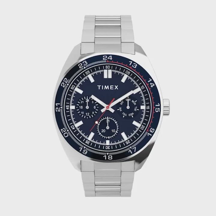 Weston Multifunction 45mm Stainless Steel Band