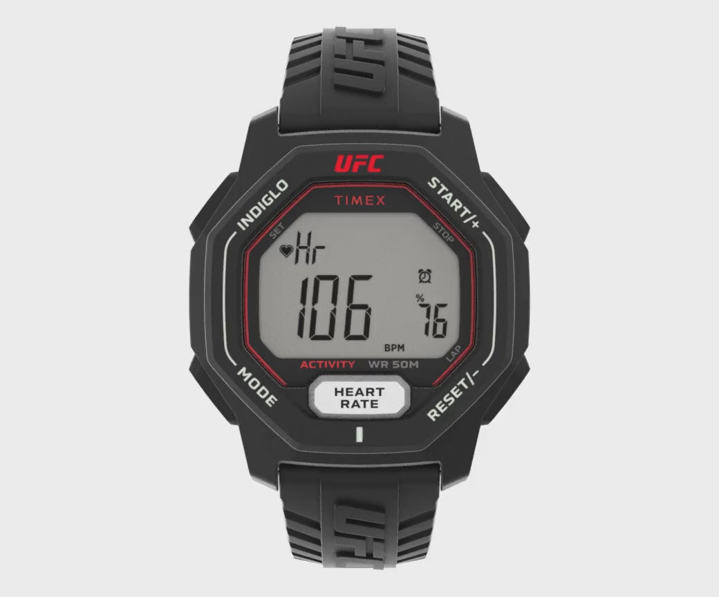 Timex Ufc Spark Digital 46mm Resin Band